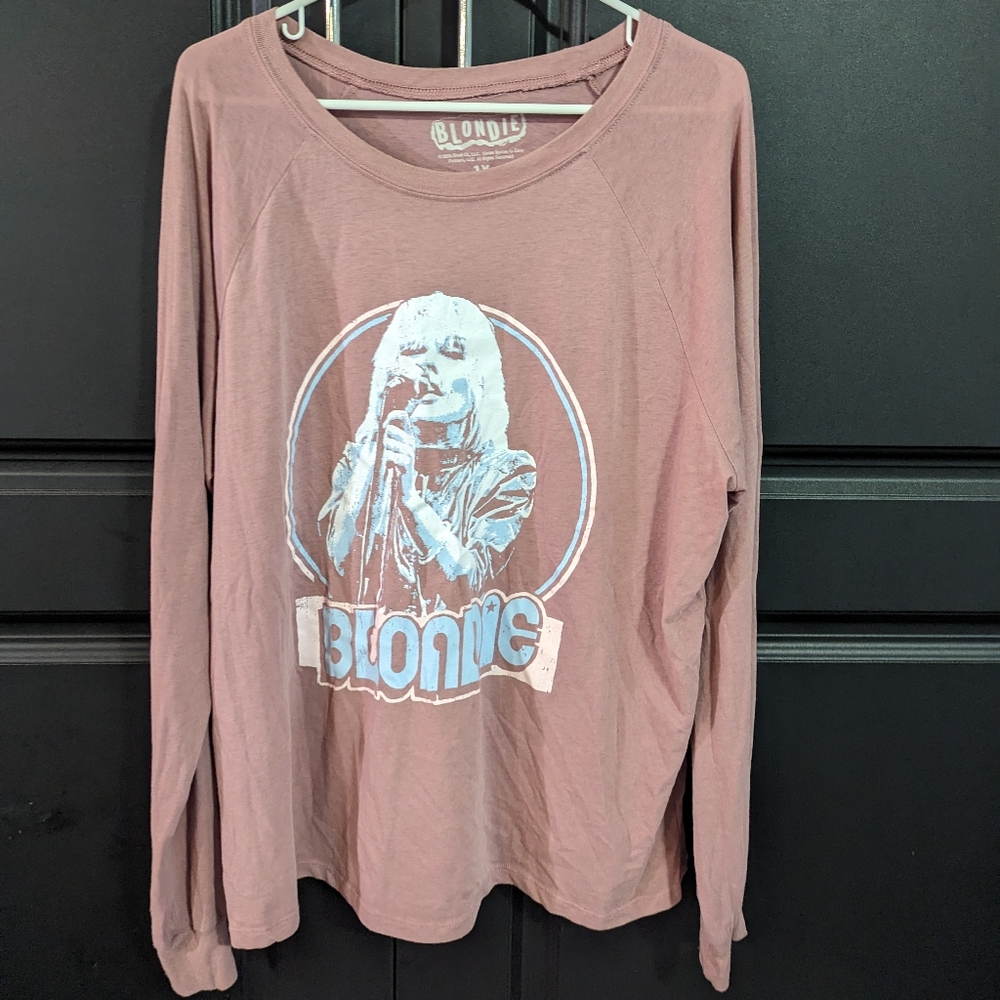 Blondie long sleeve shirt rose pink extra large